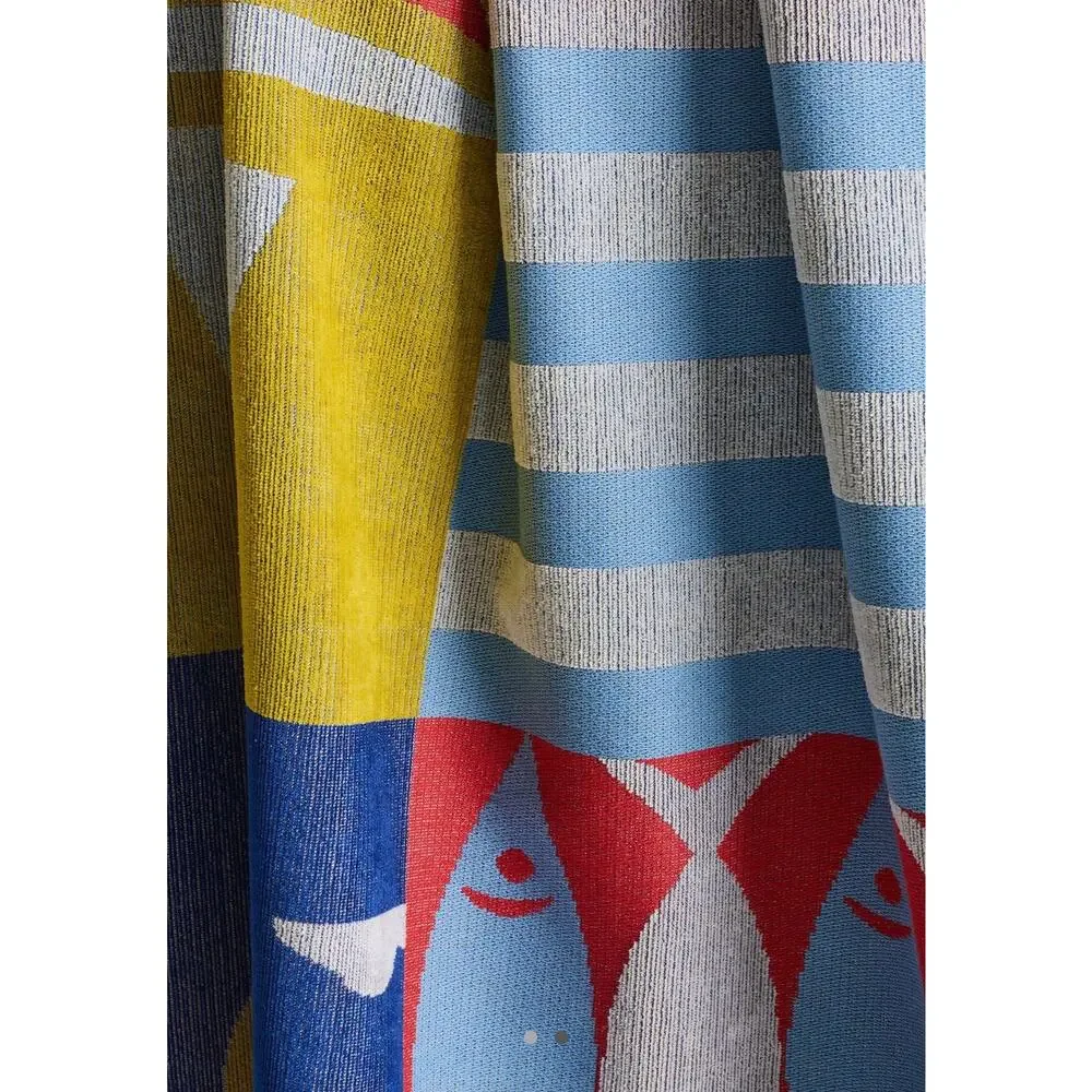 Anthropologie Celandine Cotton Printed Beach Towel